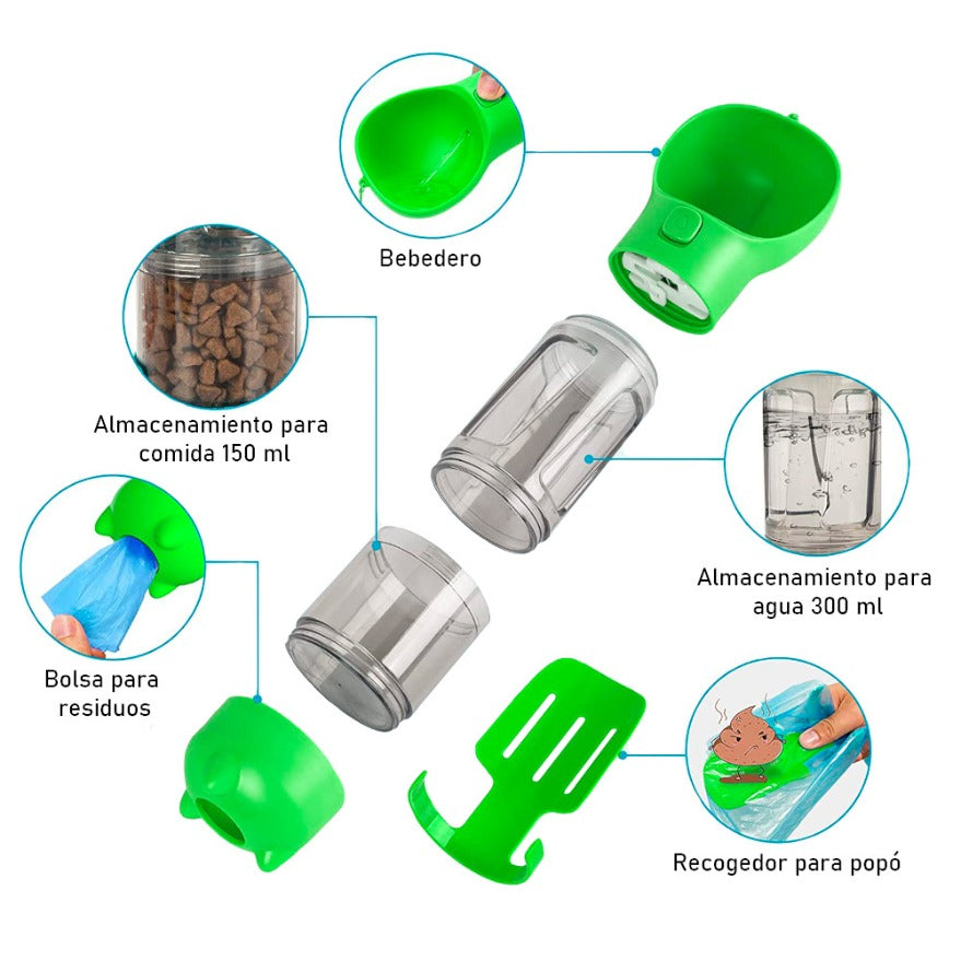 Botella portátil para mascotas
